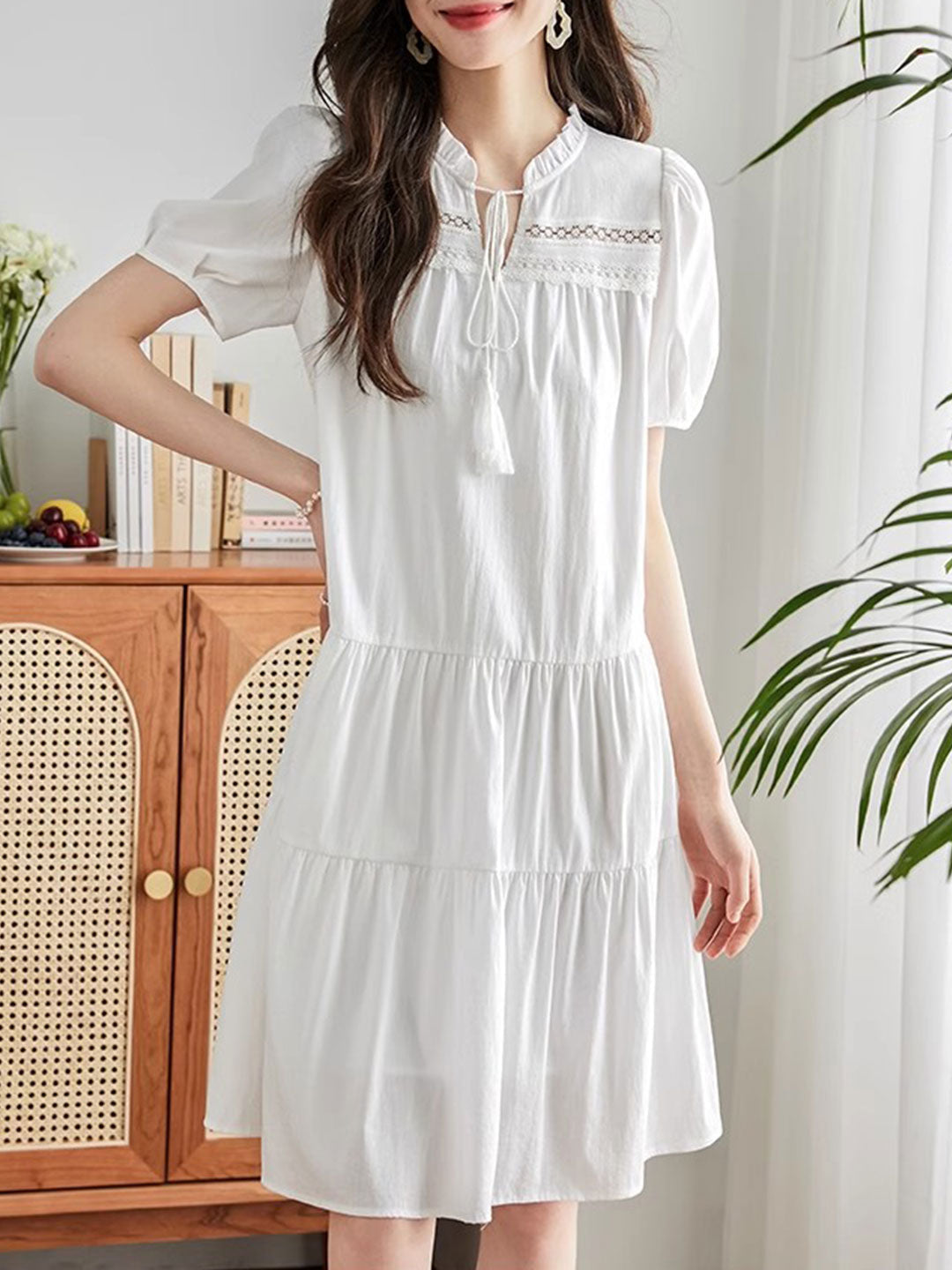 Merry Ann Layered Veloa Bonding Dress main image 0
