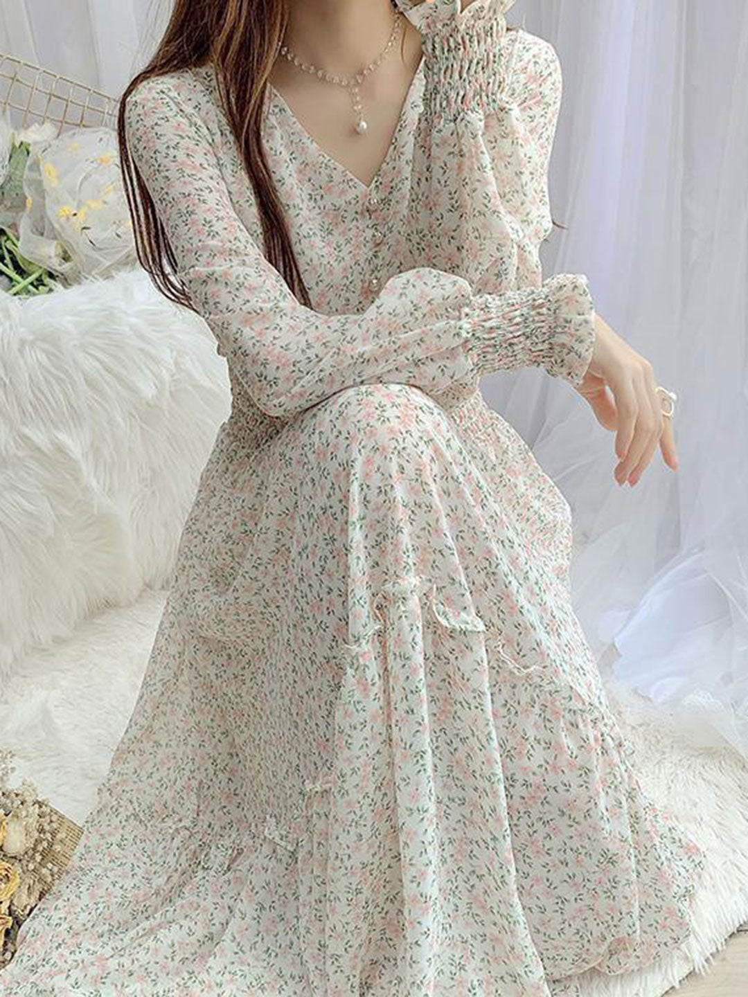 Zoey Ruffle Dress main image 0