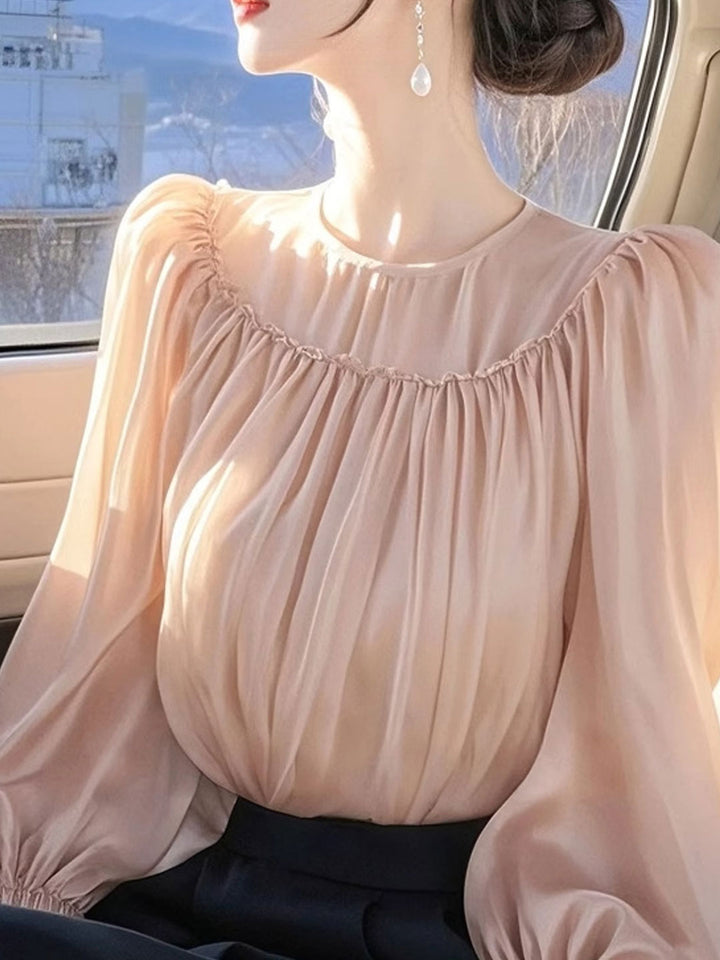 Emma Vacation Auricular Striped Blouse