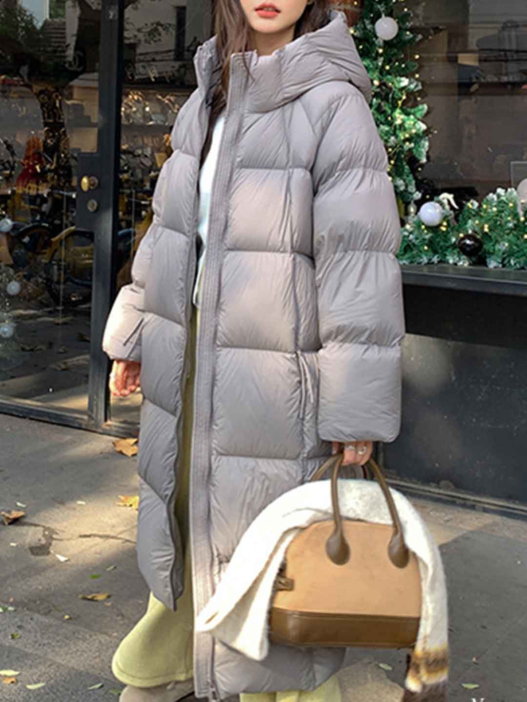 Ella Loose Winter Winter Hooded Coat