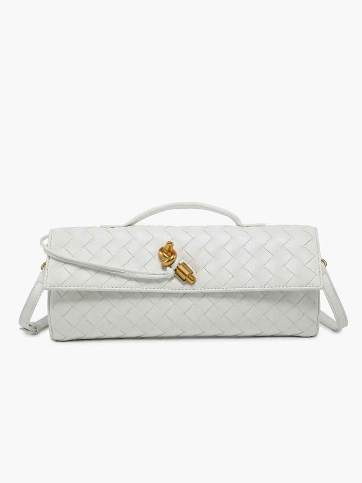 Baguette Shoulder Messenger Woven Bag