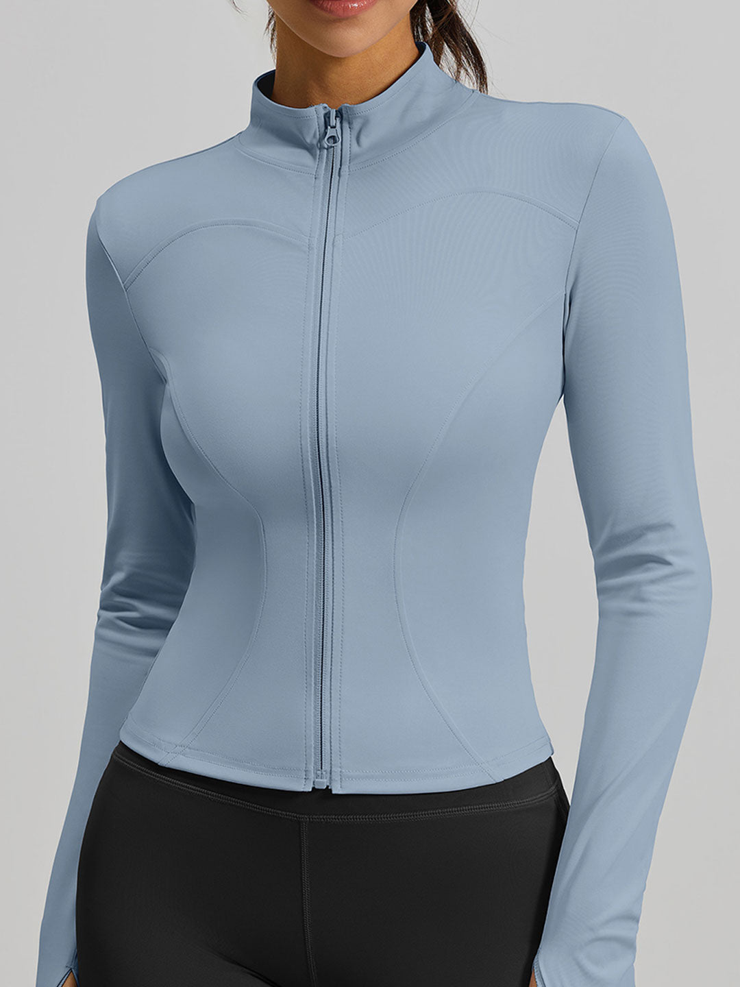 Classic Slim Fit Lightweight Yoga Athletic Jacket
