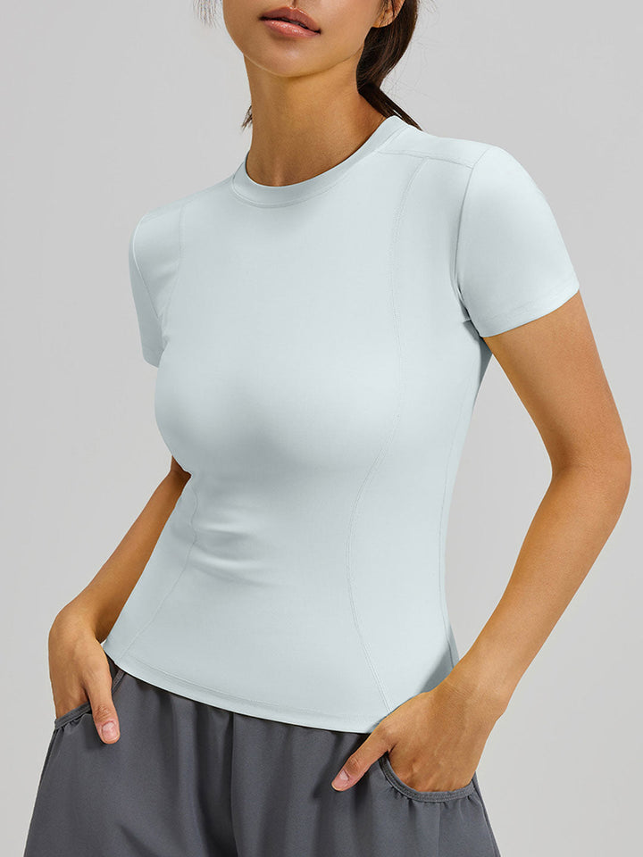 Square Neck Yoga Running Training Top