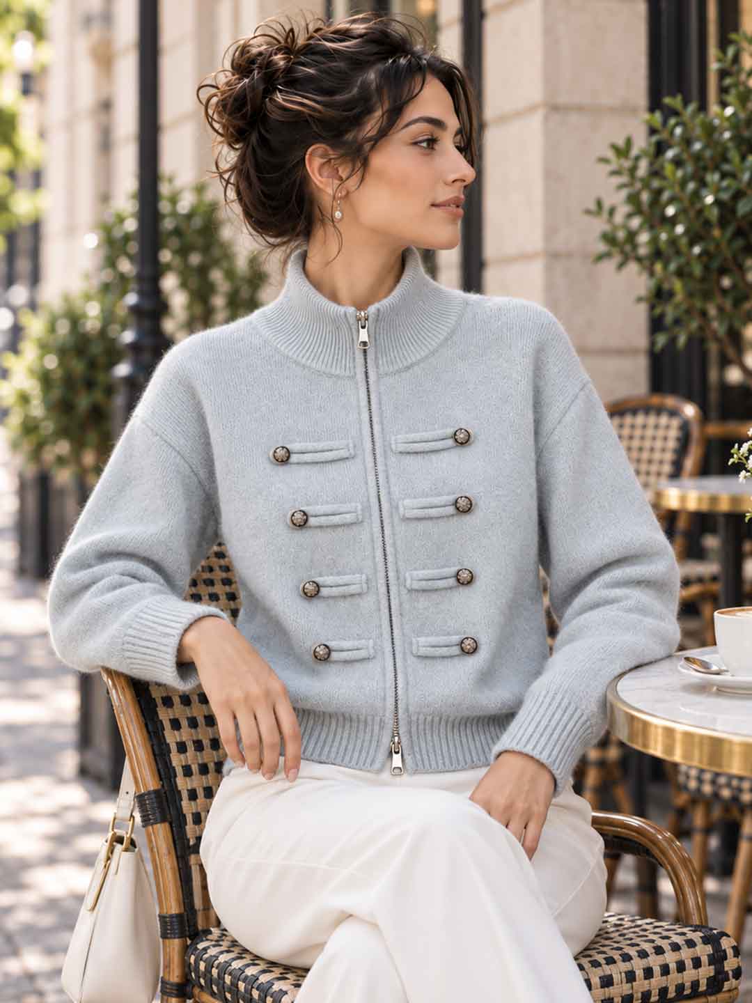 New Casual Double-breasted Cardigan