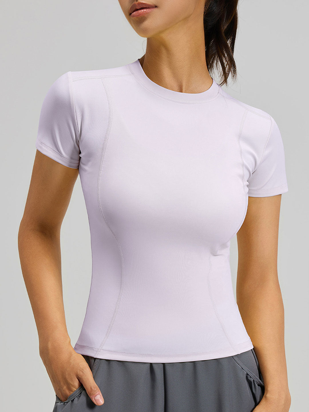 Square Neck Yoga Running Training Top