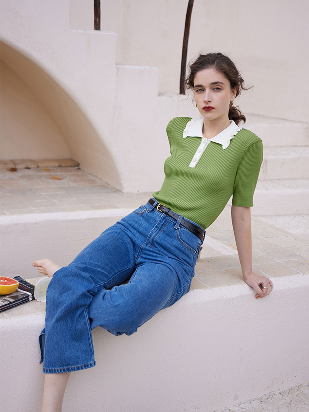 Ally Polo Neck Knitwear