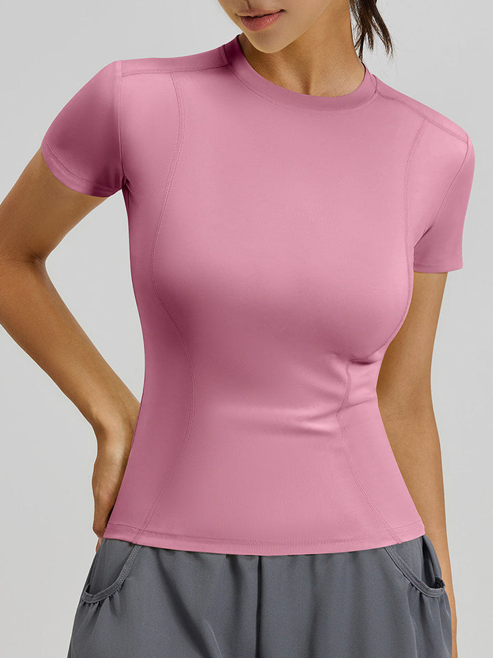 Square Neck Yoga Running Training Top