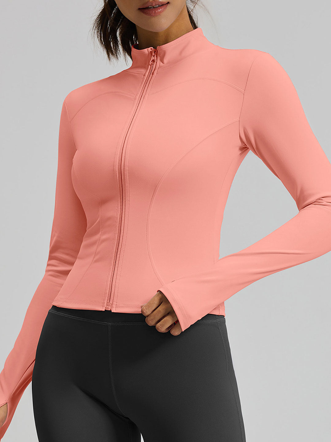 Classic Slim Fit Lightweight Yoga Athletic Jacket