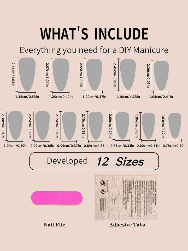 24 Pcs Removable Stars Nail Stickers