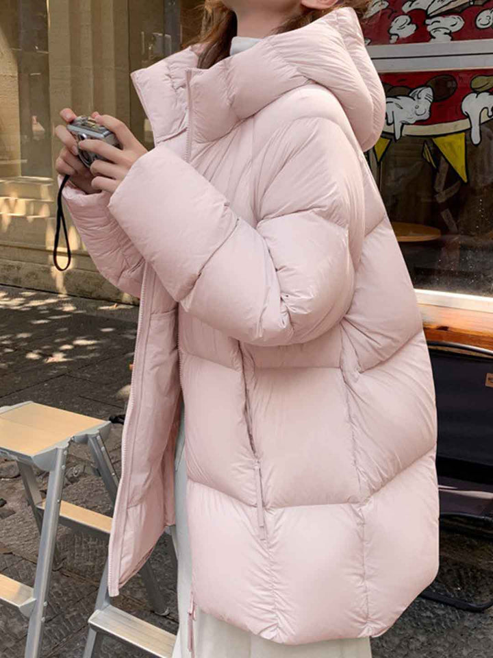 Natalie Classic Solid Color Winter Coat