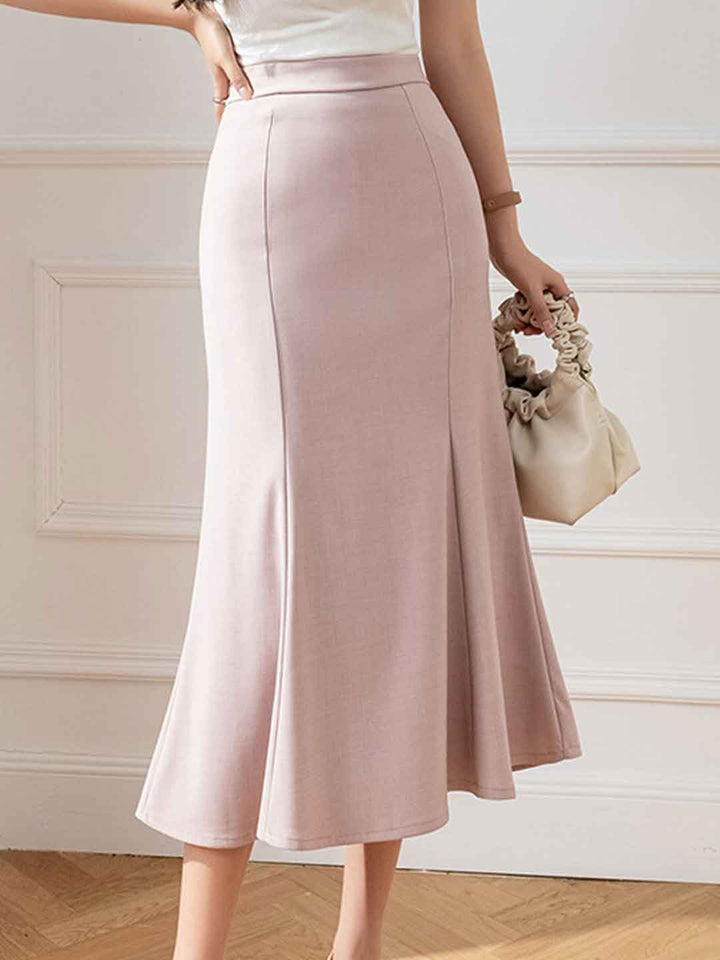 Sophia Elegant High-Waisted Fishtail Skirt