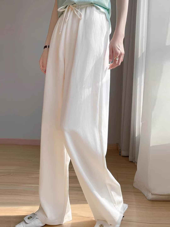 Camila Casual Draped Wide Pants