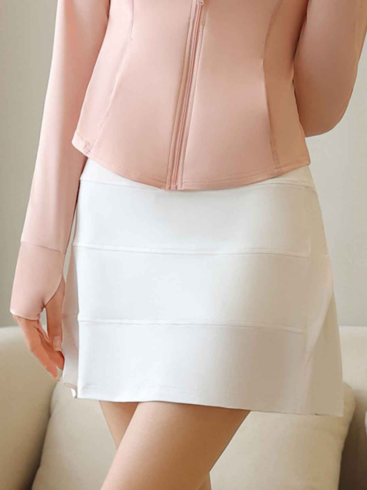 Fitness Anti-exposure High-waist Yoga A-line Skirt