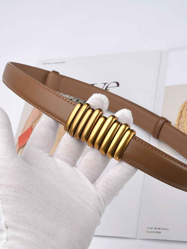 Vintage Adjustable Leather Belt