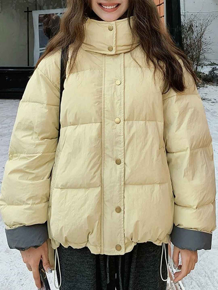 Mia Classic Solid Color Winter Coat