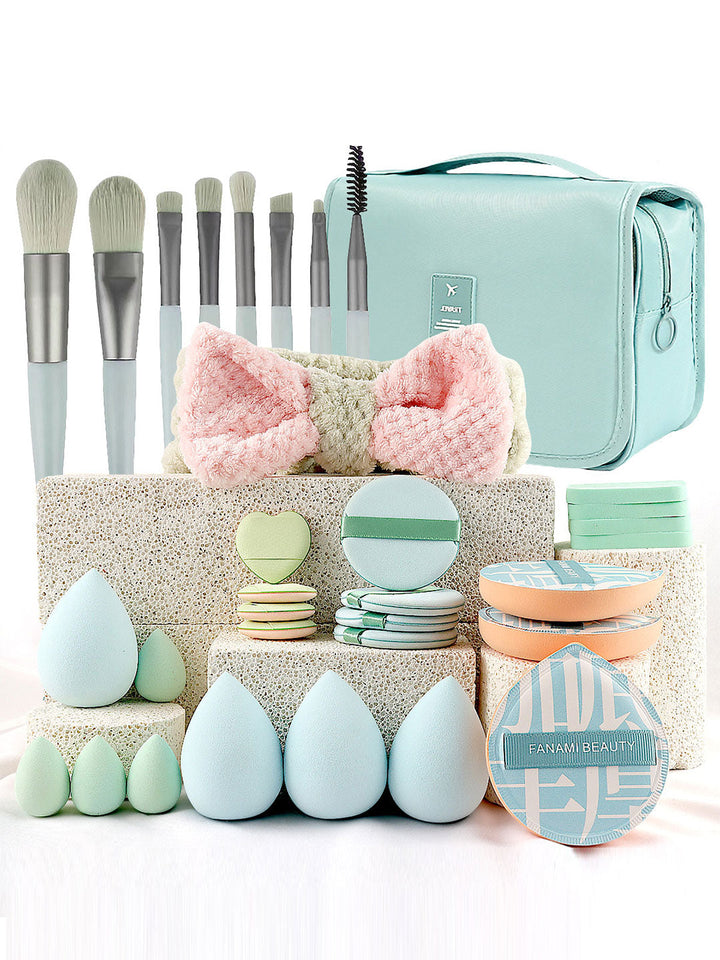 33Pcs Makeup Bag And Brushes Set Professional Makeup Tools