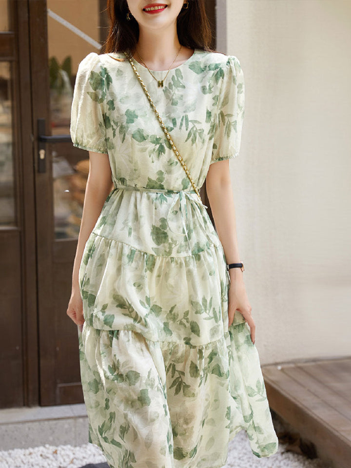 Madison Vacation Swirled Printed Dress