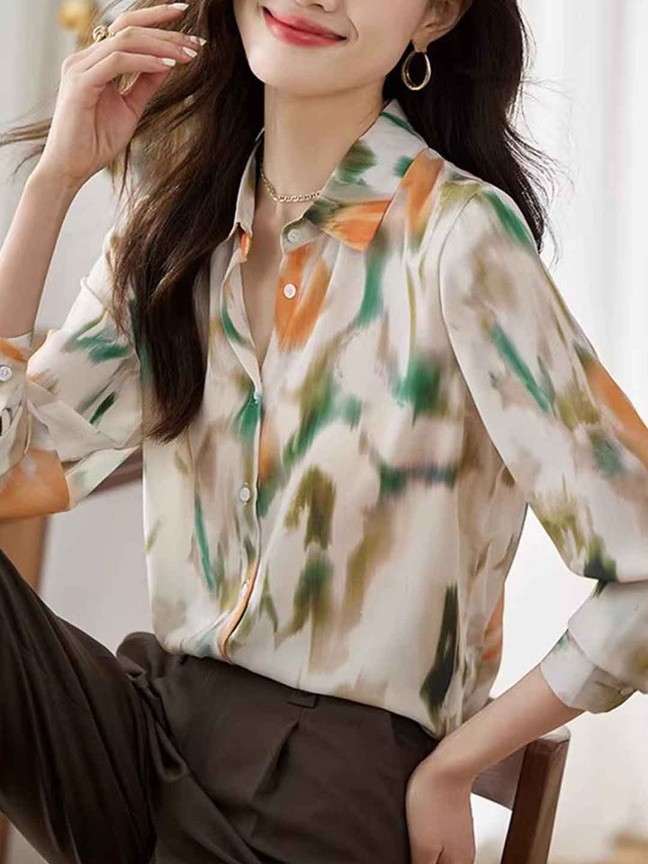 Morgan Daily Lapel Printed Shirt