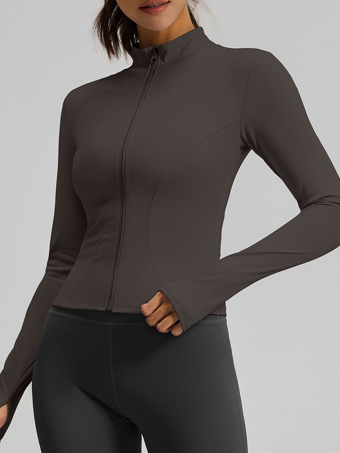 Classic Slim Fit Lightweight Yoga Athletic Jacket