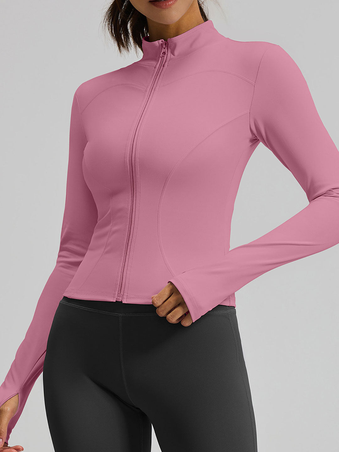 Classic Slim Fit Lightweight Yoga Athletic Jacket