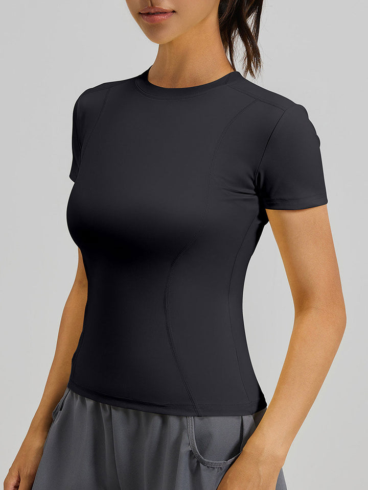 Square Neck Yoga Running Training Top