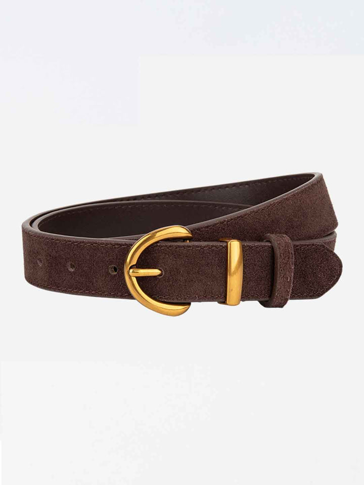 Retro Suede Belt