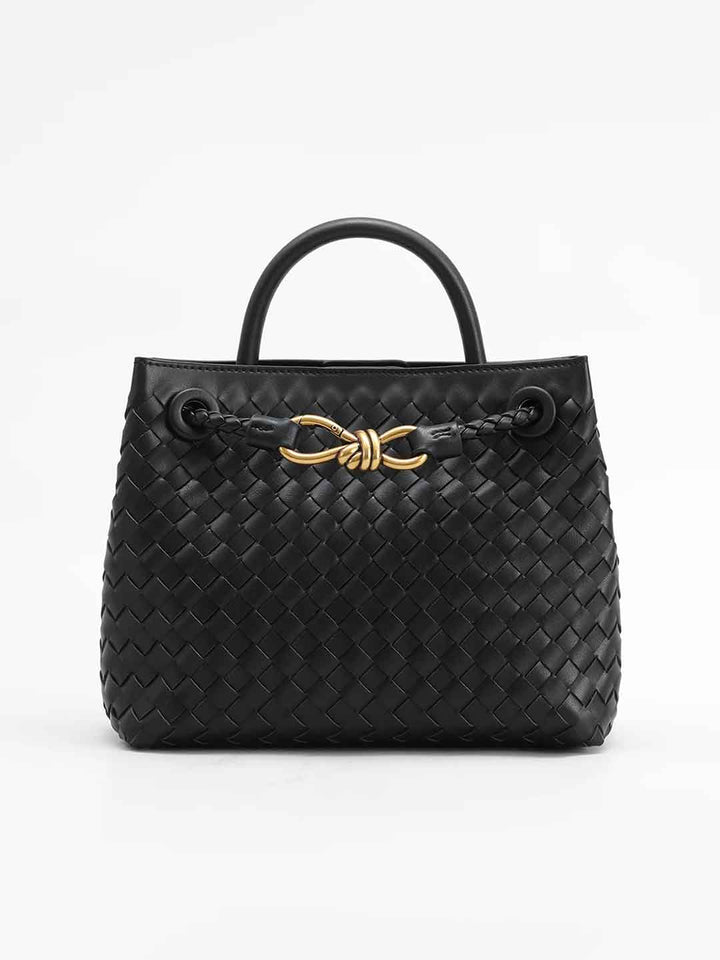 Metal Cord Buckle Handbag