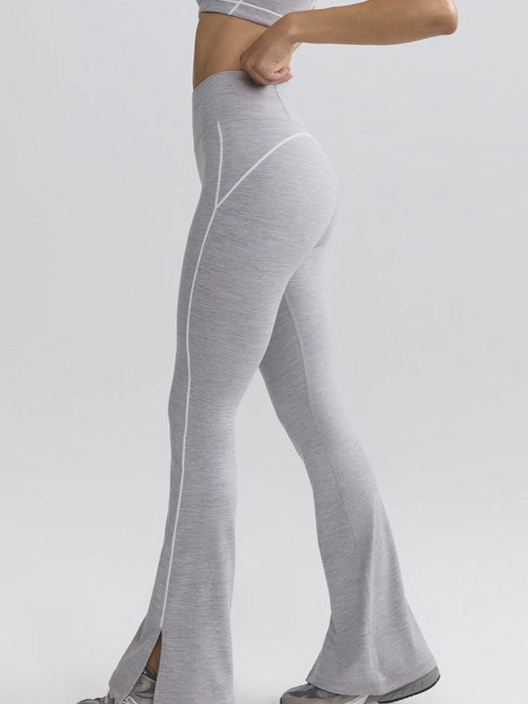 Tight Training Yoga Flared Pants Set