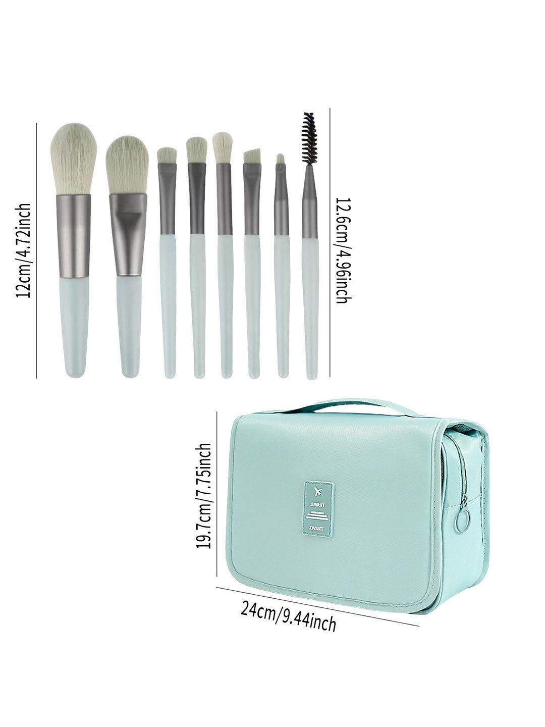 33Pcs Makeup Bag And Brushes Set Professional Makeup Tools