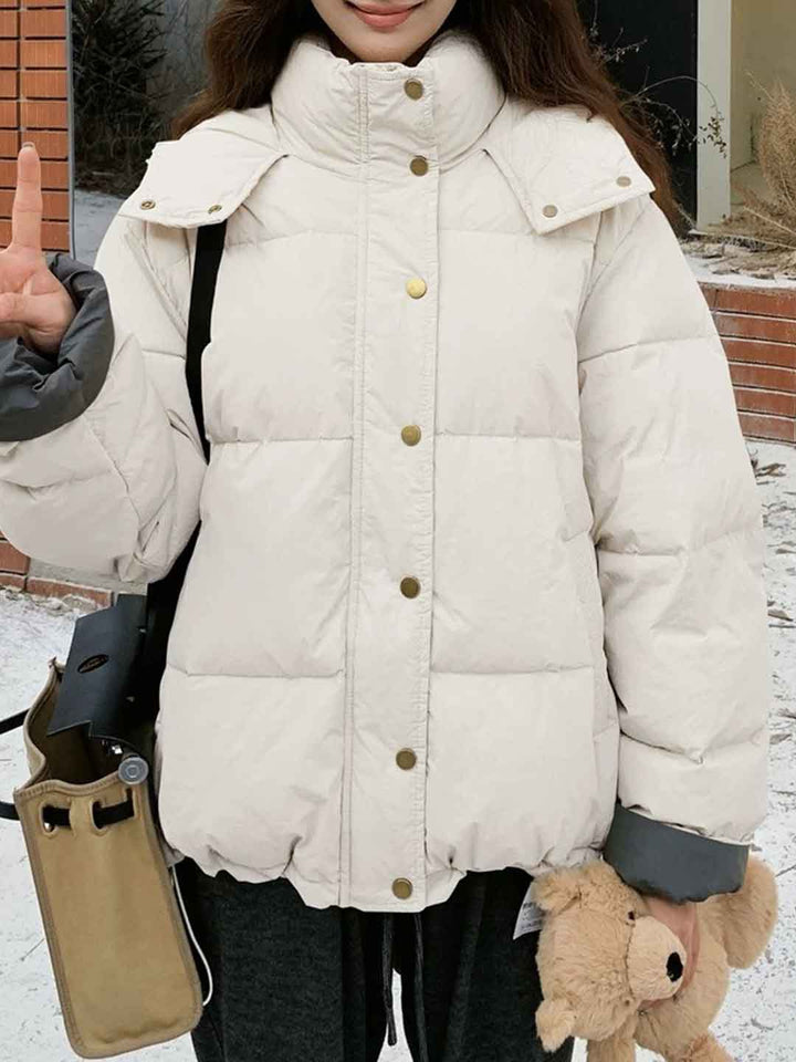 Mia Classic Solid Color Winter Coat