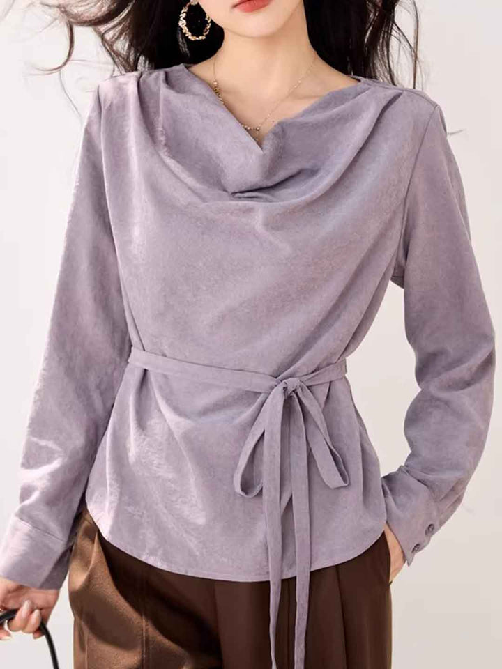 Emma Retro Swing Waisted Tie Top