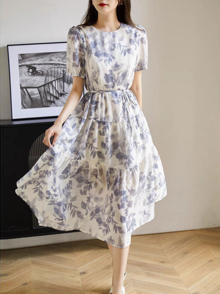 Madison Vacation Swirled Printed Dress