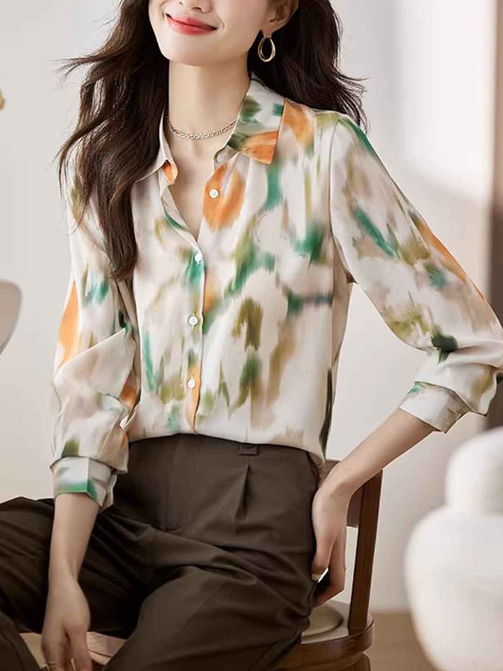 Morgan Daily Lapel Printed Shirt
