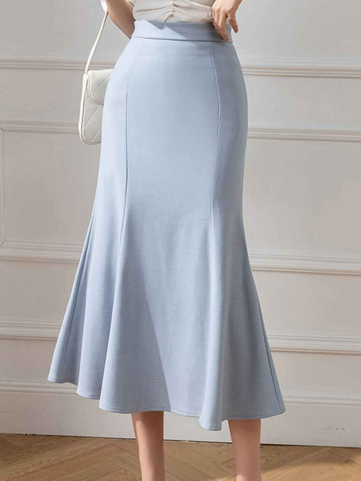 Sophia Elegant High-Waisted Fishtail Skirt