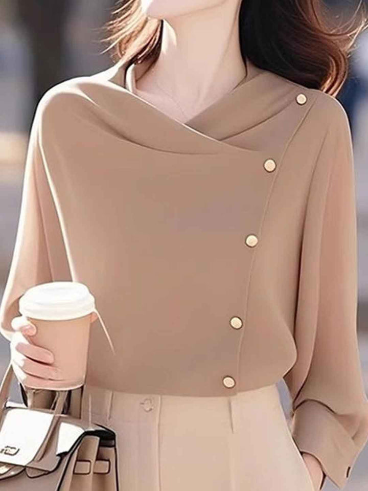 Brianna Loose Swing Solid Color Knitted Top