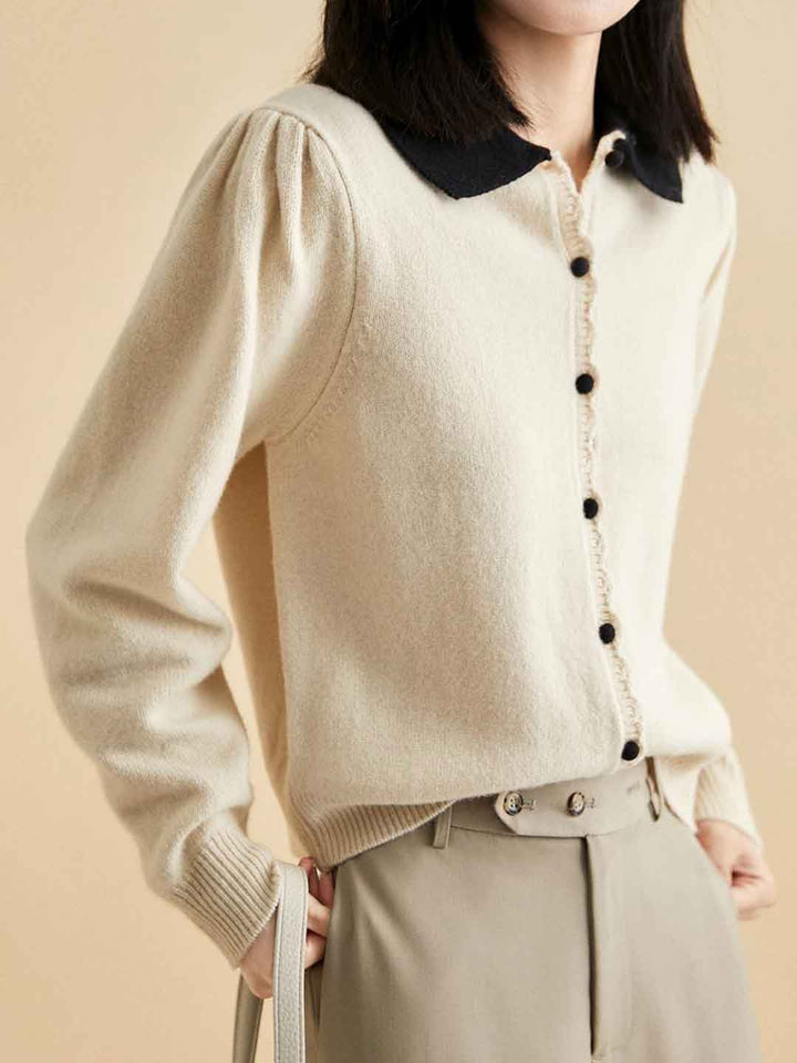 Hailey Classic Lapel Knitted Cardigan