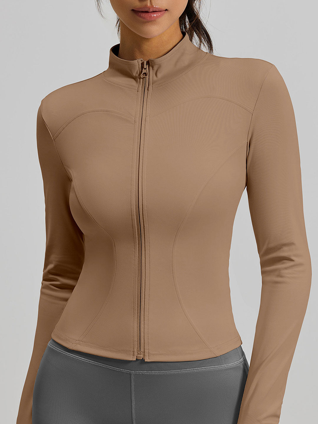 Classic Slim Fit Lightweight Yoga Athletic Jacket