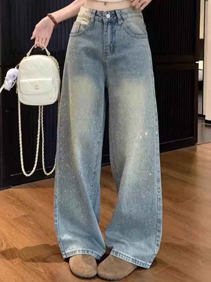 Arianna Casual Rhinestone Jeans