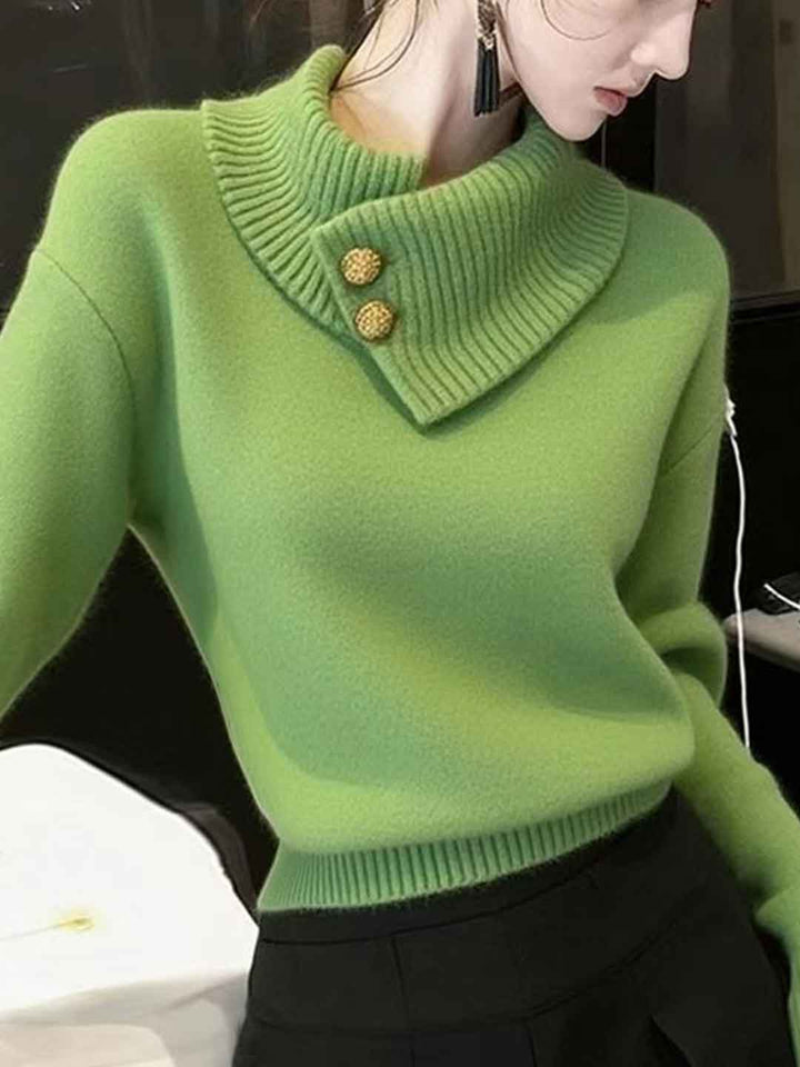 Bella Classic Turtleneck Winter Knitted Sweater
