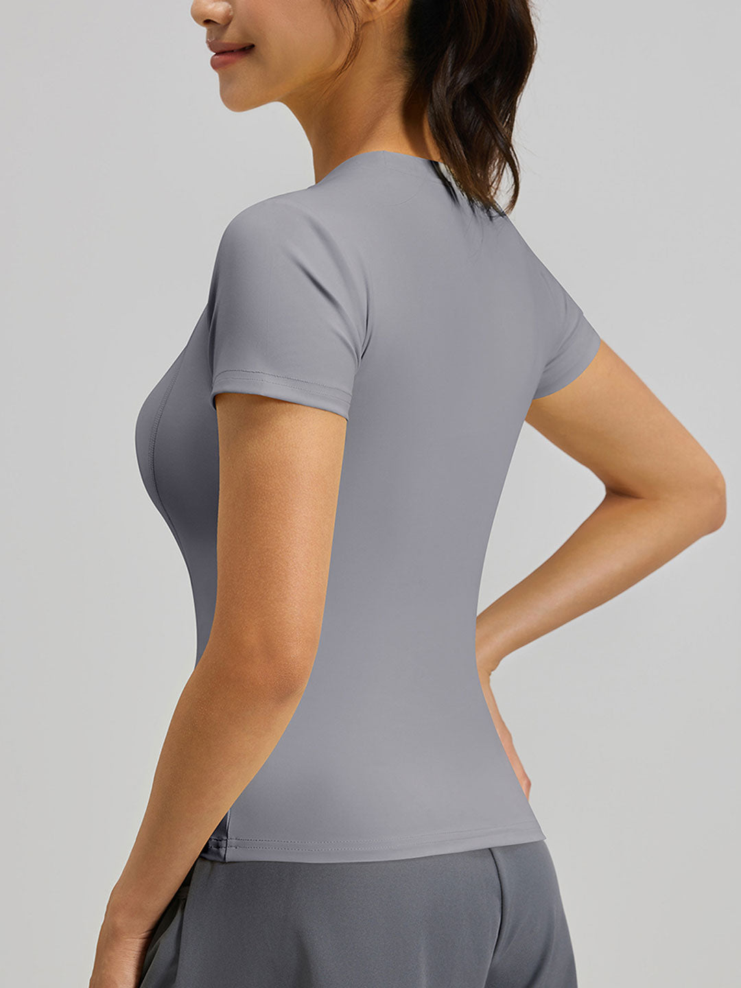 Square Neck Yoga Running Training Top