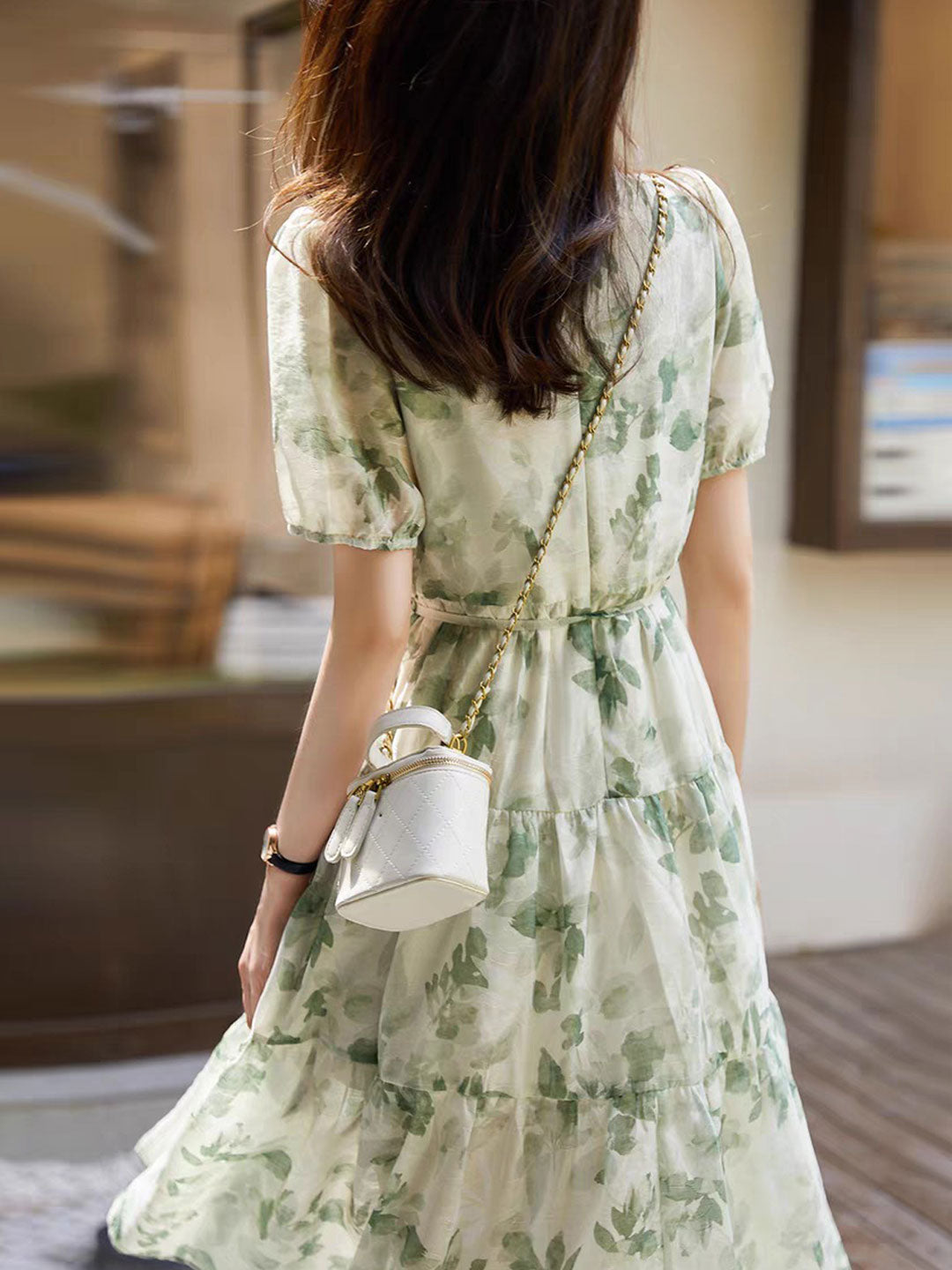 Madison Vacation Swirled Printed Dress