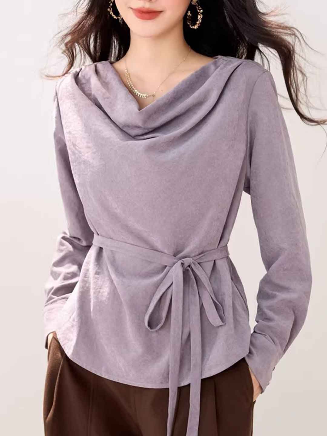 Emma Retro Swing Waisted Tie Top