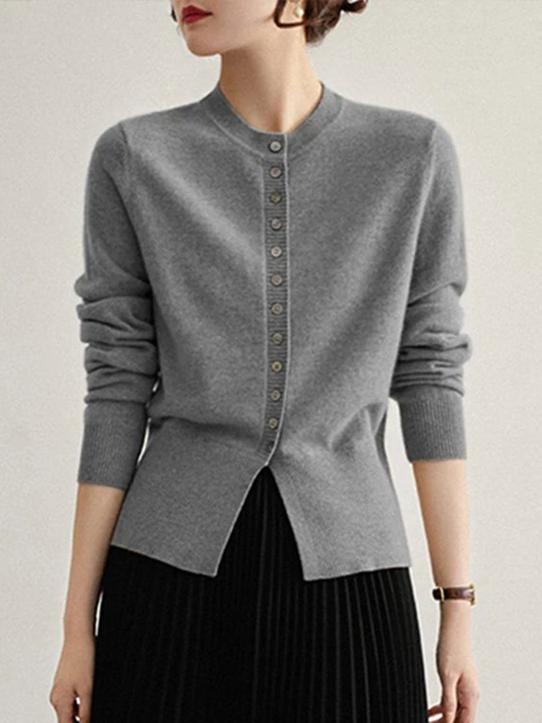 Lauren Vintage Slim Knitted Cardigan-Camel