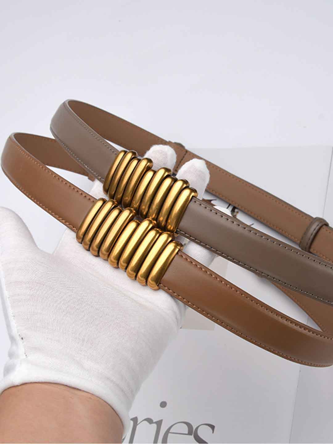 Vintage Adjustable Leather Belt