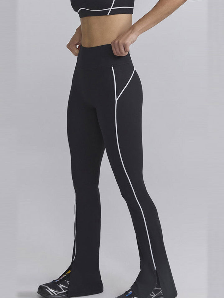 Tight Training Yoga Flared Pants Set