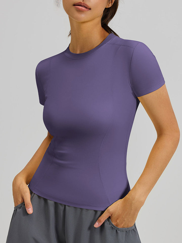 Square Neck Yoga Running Training Top