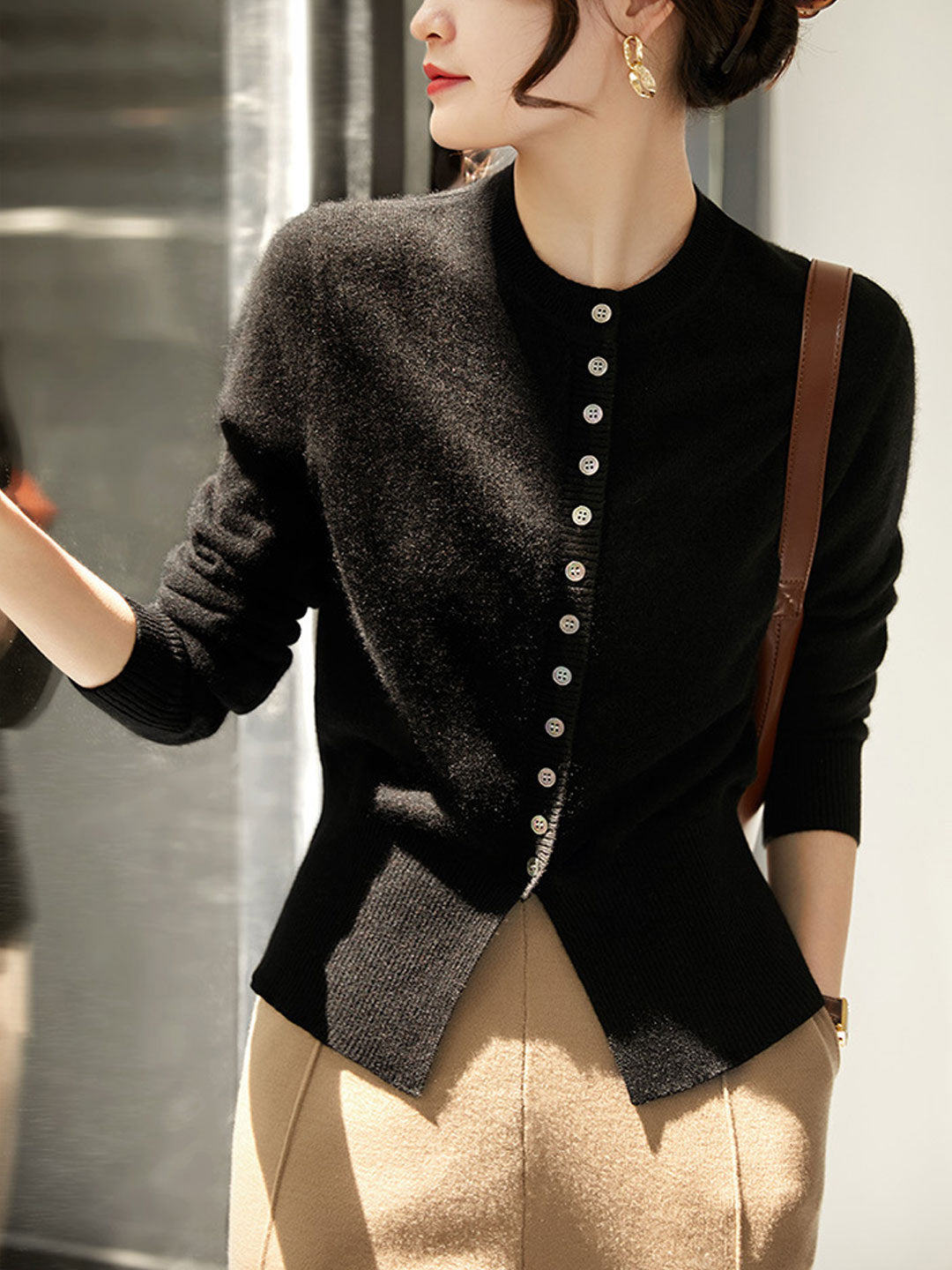 Lauren Vintage Slim Knitted Cardigan
