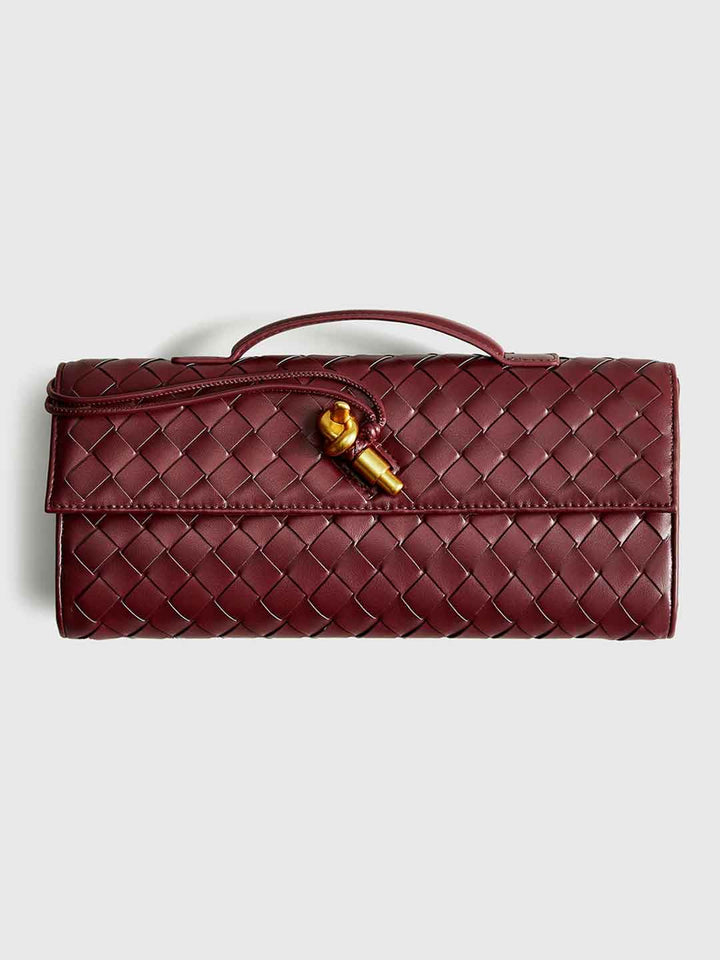 Baguette Shoulder Messenger Woven Bag