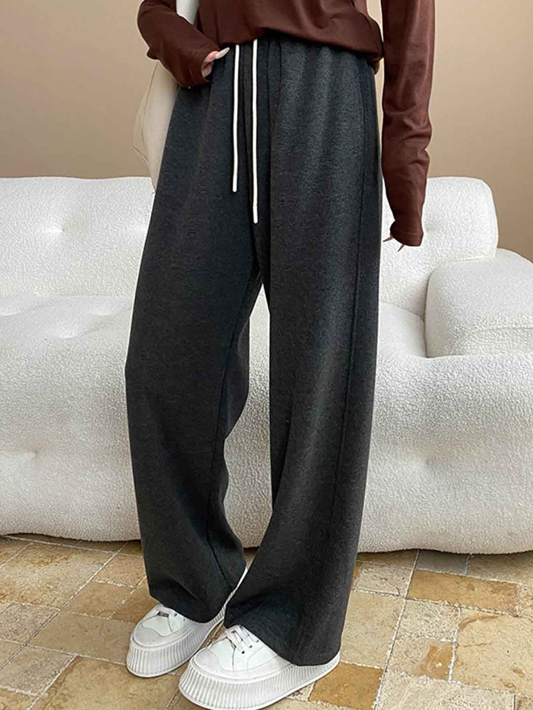 Ava Loose Flowy High-Waisted Wide Leg Pants