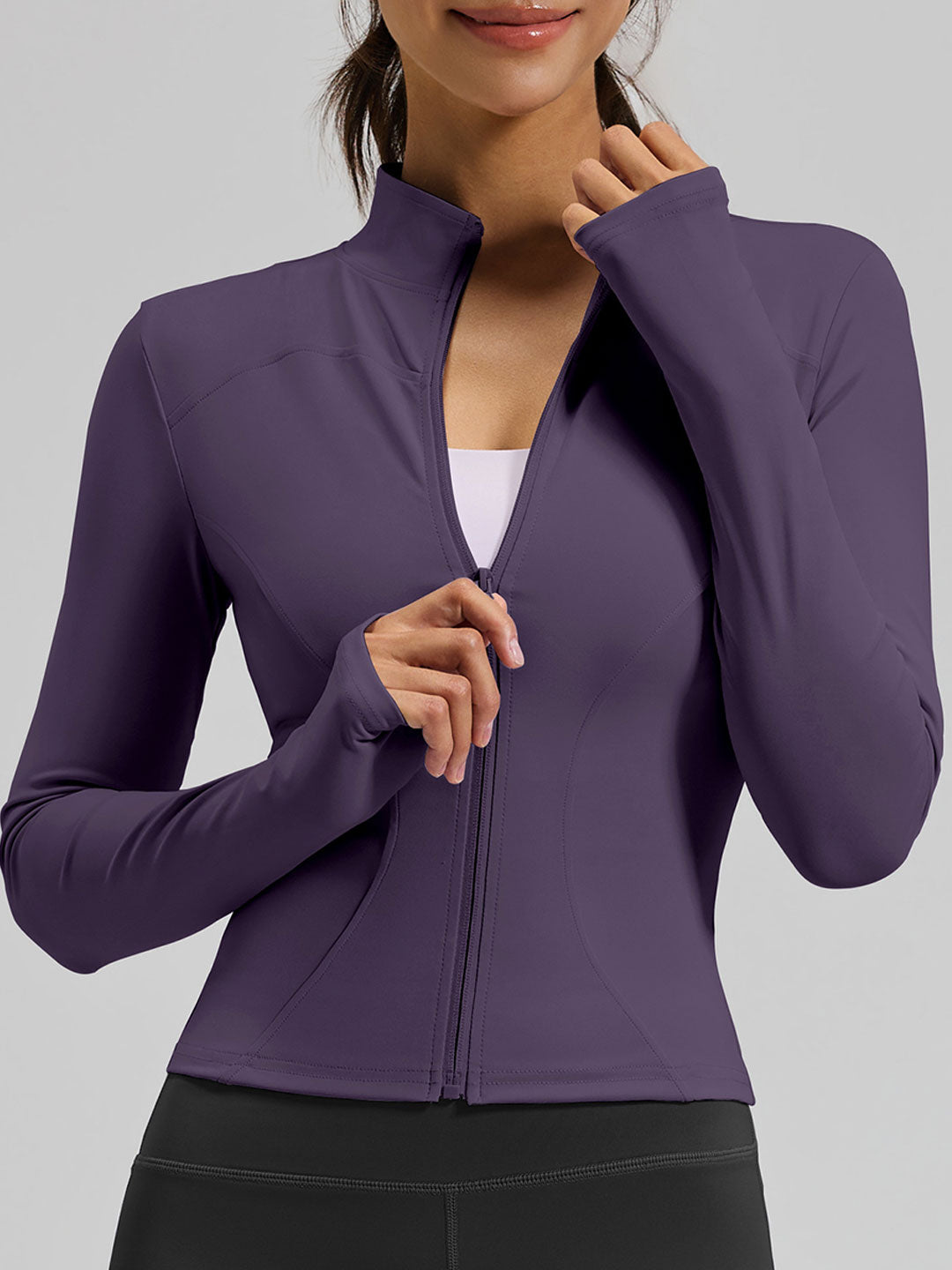 Classic Slim Fit Lightweight Yoga Athletic Jacket